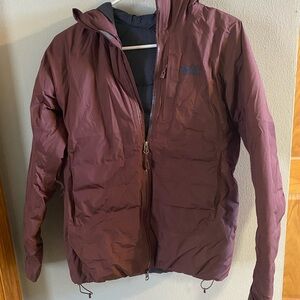 Women’s Maroon REI Stonehenge 850 down jacket size small